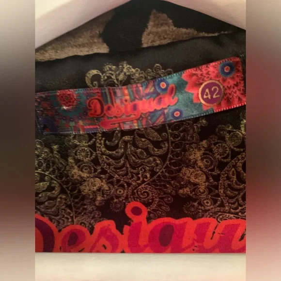 Women's Multicolor Patchwork Jacket - Picture 6 of 6